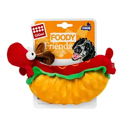 Іграшка для собак GiGwi Foody Friends Хот-Дог з пищалкою 24 см - мініатюра 2
