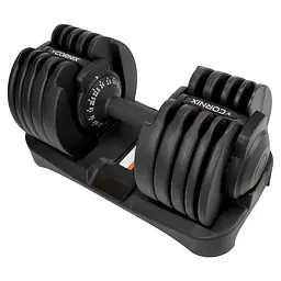 Гантеля з регульованою вагою Cornix 2.5-24 кг XR-0405 Black