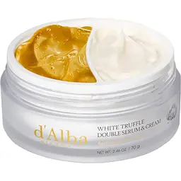 Крем-сироватка для обличчя d'Alba White Truffle Double Serum & Cream антивіковий подвійний 70 г (DLB057) - мініатюра 4