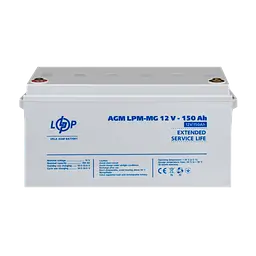 Акумулятор мультигелевий LPM-MG 12 V - 150 Ah - мініатюра 2