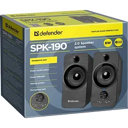 Акустична система Defender SPK-190 Black - мініатюра 3