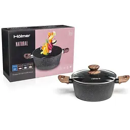 Каструля кована Holmer CR-1325-FAMWL Natural з кришкою 2.5 л (CR-1325-FAMWL Natural) - мініатюра 7
