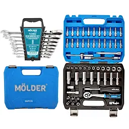 Професійний набір інструментів для авто з тріскачкою Molder(na_83)