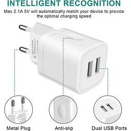 Зарядний пристрій з кабелем USB C 2.1 А/5 - мініатюра 2