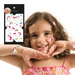 Тату Tattooshka Райдужний єдиноріг EC-651 (5805800010281) shop (5805800010281) - мініатюра 2