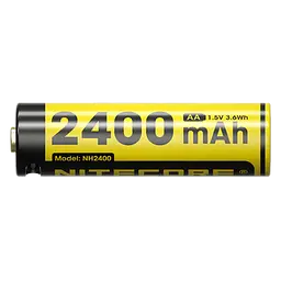 Комплект акумуляторів Li-Ion AA Nitecore NH2400 1.5V 2400mAh USB Type-C захищений (2 шт.) - мініатюра 2