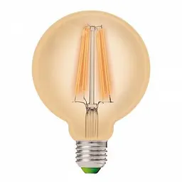 Лампочка Eurolamp G95 12W E27 4000K (LED-G95-12274(Amber)) - мініатюра 2