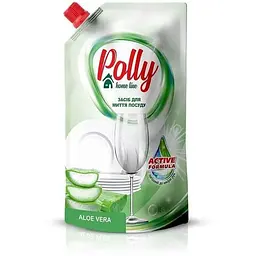 Засіб для миття посуду POLLY 500мл Aloe vera (дой-пак)