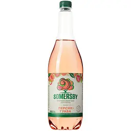 Сидр Somersby Персик-Гуава 4.7% ПЕТ 0.95 л
