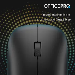 Миша OfficePro M225B Silent Click Wireless Black [144296] - мініатюра 5
