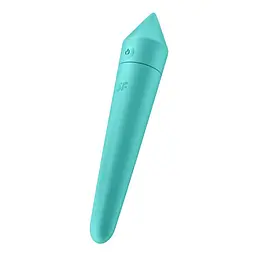 Міні вібратор Satisfyer Ultra Power Bullet 8 13.6 см блакитний - мініатюра 2