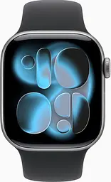 Смарт-годинник Apple Watch Series 11 GPS 42mm Space Grey Alu. Case w. Black S. Band - S/M (MEQW4) - мініатюра 1