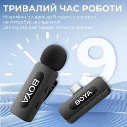 Мікрофон Boya (BY-V10) Type-C Black (BY-V10) - мініатюра 9