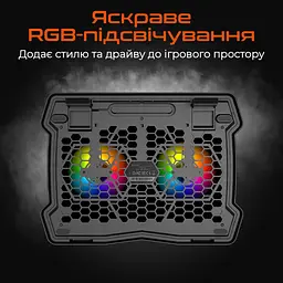 Подставка для ноутбука Meetion CP2020 Black (MT-CP2020-A) - миниатюра 6