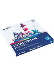 Пластилін 12 кол. 240 г. KITE Classic (K-1086) - мініатюра 2