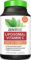 Ліпосомальний вітамін C Zenwise Health Liposomal Vitamin C 1500 мг 60 вег капс