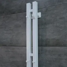 Електрична рушникосушка Navin Силует Квадро 90x1200 Sensor права, біла 12-228053-3680, Білий, Праве, Електронний - мініатюра 6