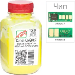 Тонер Canon MF610/630 35г Yellow +chip AHK (3203123) - мініатюра 2