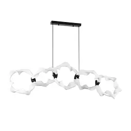 Люстра LED Levistella 7813170-5 BK, 40W, 3000K, чорний, сучасний дизайн, 1350*400мм
