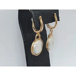 Золоті сережки Favoritum з перлами. 211576 - мініатюра 2