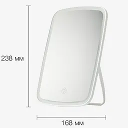Дзеркало для макіяжу Xiaomi Jordan-Judy LED Makeup Mirror (NV026) Pink - мініатюра 6