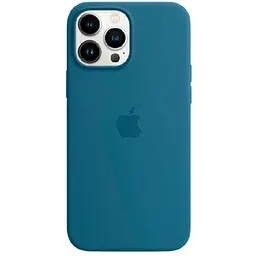 Чохол Silicone Case з MagSafe для Apple iPhone 13 Pro Max (6.7) Blue Jay (MM2Q3) [61207] - мініатюра 1
