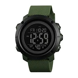 Чоловічий наручний годинник 1434AGBK Army Green-Black Skmei acs0030745 - мініатюра 5