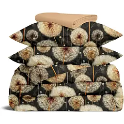 Комплект постільної білизни Cosas Wish flower CS4 Сімейний бежевий (WishFlower_El180x30-06WarmSand_160x2)