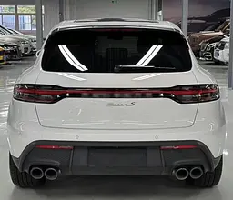 Емблема напис S для Porsche Electric хром 55х22 мм пластик (на скотчі) - мініатюра 2