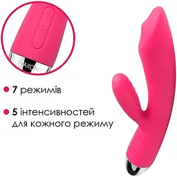 Вібратор-кролик Svakom Trysta Plum Red - мініатюра 3
