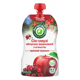Сік-смузі Garden Gadz яблучно-вишневий з м'якоттю 185 мл