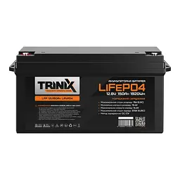 Акумуляторна батарея літій-залізо-фосфатна 12В 150А*год Trinix 12V150Ah LiFePO4 (44-00003) - мініатюра 2