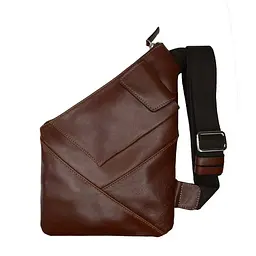 Чоловіча шкіряна сумка-слінг GRANDE PELLE 21х31х1.5 см sum0025493 - мініатюра 3