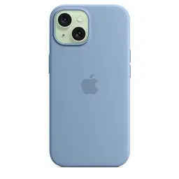 Силіконовий чохол CasePro Silicone Case with MagSafe Winter Blue для iPhone 15 - мініатюра 4