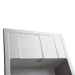 Гранітна мийка Globus Lux One сірий камiнь 650x500мм-А0005 000022390, Сірий - мініатюра 5