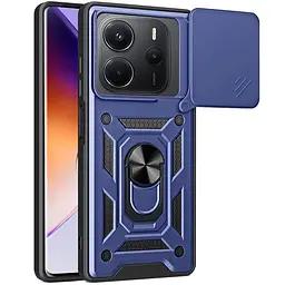 Чохол Ummi Camshield Serge Ring для Xiaomi Redmi Note 14 4G (Int. version) Синій / Navy