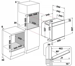 Електрична духова шафа Whirlpool WOI5S8HM2SBA (7163823) - мініатюра 6