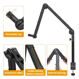 Штатив-тримач Ulanzi Vijim microphone boom arm (UV-2806 LS24) (2806) - мініатюра 9