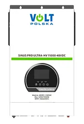 Сонячний інвертор Volt Polska ULTRA-HV 11000 48/230V (5200/11000W) + 100A MPPT (450V) (3SSHV50048) - мініатюра 2