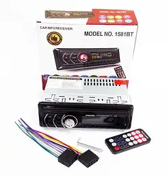 Автомагнітола 1DIN MP3 1581 RGB 20 XPRO 1582 Червоний (MER-11651_493) - мініатюра 4