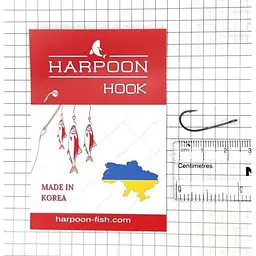 Гачки одинарні HARPOON 4 (5шт/уп) BIG EAR