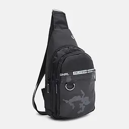 Чоловічий рюкзак через плече Monsen C17038bl-black - мініатюра 2