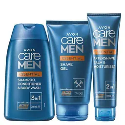 Набір Avon «Основний догляд» (sh/gel/200ml+ sh/gel/150ml + aft/sh/bl/100ml) (494693397) - мініатюра 1