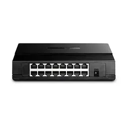 Комутатор TL-SF1016D, Black, 16-портовий, 10/100 Мбіт/с TP-Link teh0028242