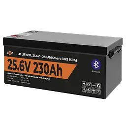 Акумулятор LP LiFePO4 25,6V - 230 Ah (5888Wh) (Smart BMS 150А) з BT пластик - мініатюра 3