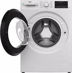 Пральна машина Beko фронтальна, 7кг, 1200, A+++, 49см, дисплей, SMART, інв., ПАР, білий (B3WFU5723W) - мініатюра 4