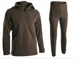 Термобілизна тактична на флісі Mil-Tec od Thermoflece undermoflece with zipper Олива 11220001 -S