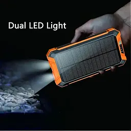 Зарядний пристрій на сонячних батареях IBattery LS45 25000mah з ліхтариком та бездротовою зарядкою - мініатюра 4