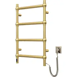 Електрична рушникосушка Navin Retro 500x800 Sensor права, золото 10-012033-4860, Золотий, Праве, Електронний - мініатюра 3