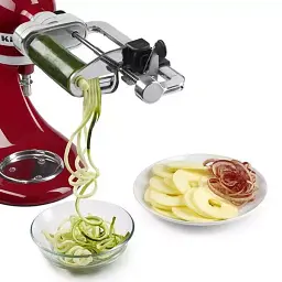 Насадка-спіралайзер KitchenAid 5KSM1APC 4 ножа колір металічний - мініатюра 7
